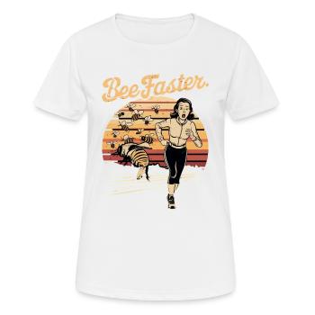 Bee Bees Marathon Runner Jogger Gift - Women's Breathable T-Shirt - white - Front - AI Model Female 172 dark (172cm)