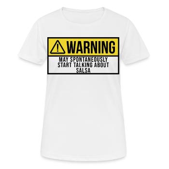 Salsa Salsa Salsa - Frauen T-Shirt atmungsaktiv - Weiß - Vorne - AI Model Female 172 dark (172cm)