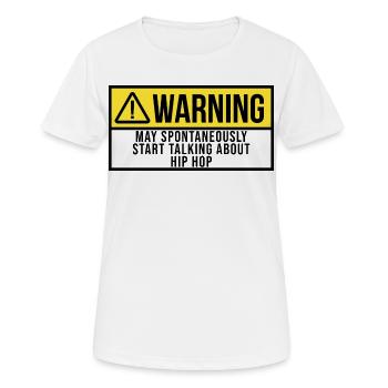 Hip Hop Hip Hop Hip Hop - Women's Breathable T-Shirt - white - Front - AI Model Female 172 dark (172cm)