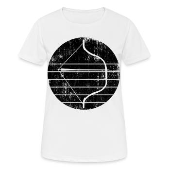 Arc et flèches - T-shirt respirant Femme - blanc - Devant - AI Model Female 172 dark (172cm)
