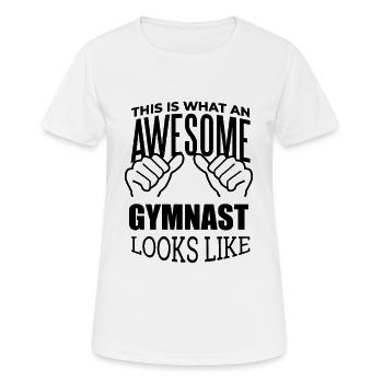 Turner Turner Turner - Frauen T-Shirt atmungsaktiv - Weiß - Vorne - AI Model Female 172 dark (172cm)