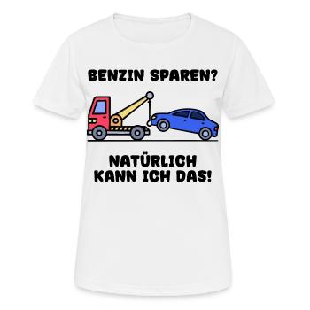 Auto Statement Refueling Energy Storage Energy - Women's Breathable T-Shirt - white - Front - AI Model Female 172 dark (172cm)