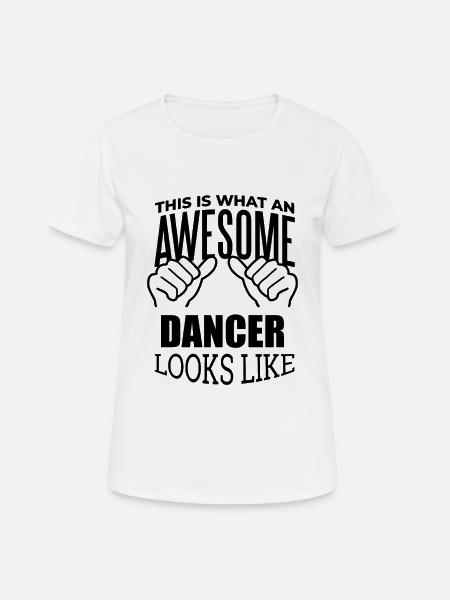 Dance Dance Dance - Women's Breathable T-Shirt - white