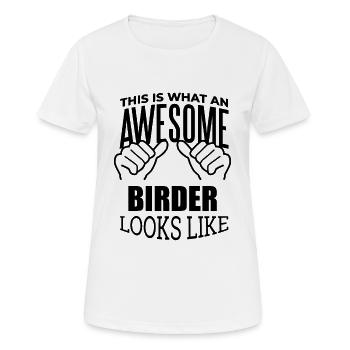 Ornithologie Ornithologie Ornithologie Ornithologie - T-shirt respirant Femme - blanc - Devant - AI Model Female 172 dark (172cm)