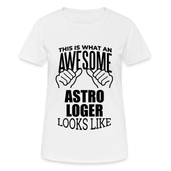 Astrologie Astrologie Astrologie - Frauen T-Shirt atmungsaktiv - Weiß - Vorne - AI Model Female 172 dark (172cm)