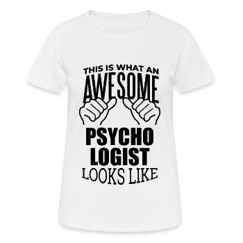 Psychologie Psychologie Psychologie - Frauen T-Shirt atmungsaktiv - Weiß - Vorne - AI Model Female 172 dark (172cm)
