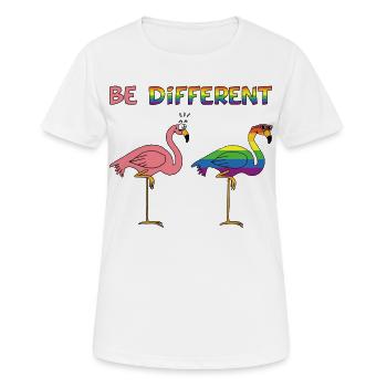 differ - Women's Breathable T-Shirt - white - Front - AI Model Female 172 dark (172cm)