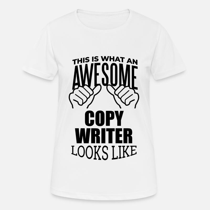 Copywriter - Women's Breathable T-Shirt - white
