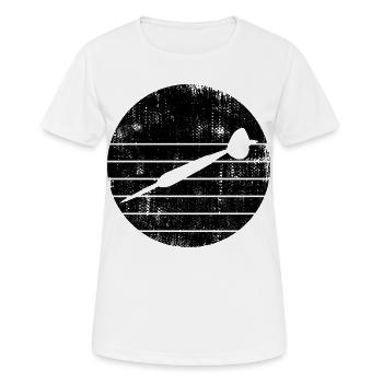 Dard - T-shirt respirant Femme - blanc - Devant - AI Model Female 172 dark (172cm)