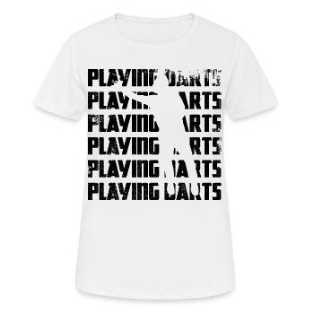 Dard - T-shirt respirant Femme - blanc - Devant - AI Model Female 172 dark (172cm)