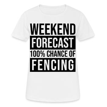 Escrime Escrime - T-shirt respirant Femme - blanc - Devant - AI Model Female 172 dark (172cm)