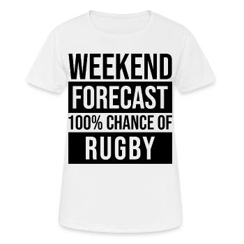 Rugby Rugby Rugby - Women's Breathable T-Shirt - white - Front - AI Model Female 172 dark (172cm)