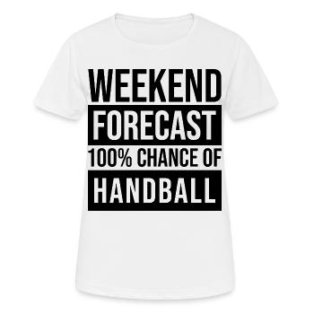 Handball Handball Handball - T-shirt respirant Femme - blanc - Devant - AI Model Female 172 dark (172cm)