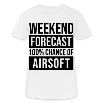 Airsoft Airsoft Airsoft - T-shirt respirant Femme - blanc - Devant - AI Model Female 172 dark (172cm)