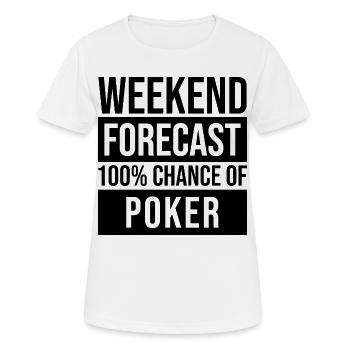 Poker Poker Poker - Women's Breathable T-Shirt - white - Front - AI Model Female 172 dark (172cm)