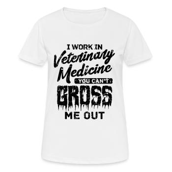 Vet Saying - Women's Breathable T-Shirt - white - Front - AI Model Female 172 dark (172cm)
