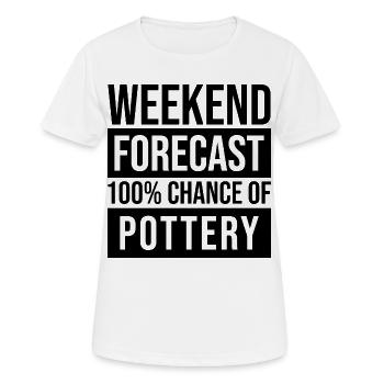 Poterie Poterie Poterie - T-shirt respirant Femme - blanc - Devant - AI Model Female 172 dark (172cm)