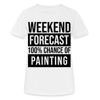 Farbe Farbe Farbe - Frauen T-Shirt atmungsaktiv - Weiß - Vorne - AI Model Female 172 dark (172cm)