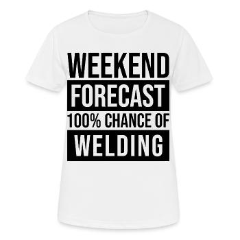 Welding Welding Welding - Women's Breathable T-Shirt - white - Front - AI Model Female 172 dark (172cm)
