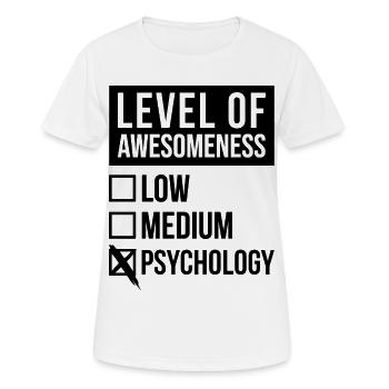 Psychologie Psychologie Psychologie - Frauen T-Shirt atmungsaktiv - Weiß - Vorne - AI Model Female 172 dark (172cm)