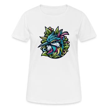 Éleveur d’oiseaux Ornithologue Ornithologue Ornithologue - T-shirt respirant Femme - blanc - Devant - AI Model Female 172 dark (172cm)