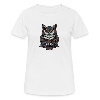 Éleveur d’oiseaux Ornithologue Ornithologue Ornithologue - T-shirt respirant Femme - blanc - Devant - AI Model Female 172 dark (172cm)