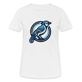 Éleveur d’oiseaux Ornithologue Ornithologue Ornithologue - T-shirt respirant Femme - blanc - Devant - AI Model Female 172 dark (172cm)