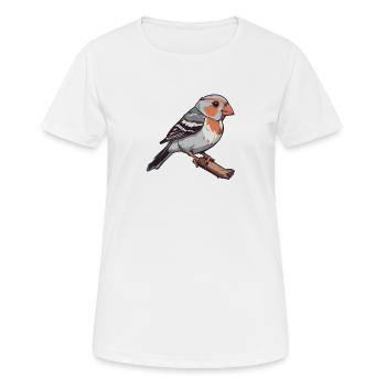 Éleveur d’oiseaux Ornithologue Ornithologue Ornithologue - T-shirt respirant Femme - blanc - Devant - AI Model Female 172 dark (172cm)