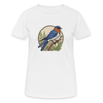 Éleveur d’oiseaux Ornithologue Ornithologue Ornithologue - T-shirt respirant Femme - blanc - Devant - AI Model Female 172 dark (172cm)