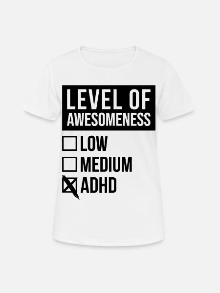 ADHD ADHD ADHD - Women's Breathable T-Shirt - white