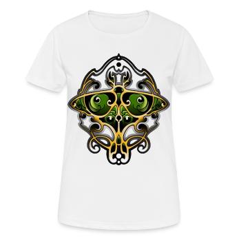 Actias Luna Jugendstil - Frauen T-Shirt atmungsaktiv - Weiß - Vorne - AI Model Female 172 dark (172cm)
