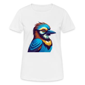 Jay Bird Bunte Kawaii Cartoon Figur Clipart - Frauen T-Shirt atmungsaktiv - Weiß - Vorne - AI Model Female 172 dark (172cm)