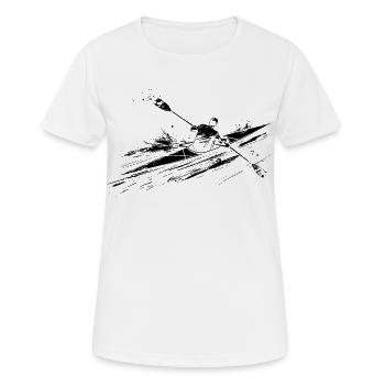 Rower - Women's Breathable T-Shirt - white - Front - AI Model Female 172 dark (172cm)