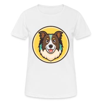Picardie Schäferhund Hund Rasse Cartoon Kawaii Clipart - Frauen T-Shirt atmungsaktiv - Weiß - Vorne - AI Model Female 172 dark (172cm)
