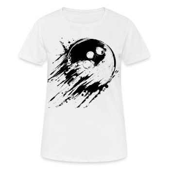 Bowling - Frauen T-Shirt atmungsaktiv - Weiß - Vorne - AI Model Female 172 dark (172cm)