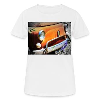 Rostiges Oldtimer Front Design - Frauen T-Shirt atmungsaktiv - Weiß - Vorne - AI Model Female 172 dark (172cm)