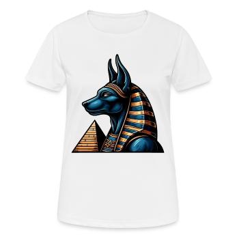 Anubis | Guardian of the Tombs Egypt - Women's Breathable T-Shirt - white - Front - AI Model Female 172 dark (172cm)