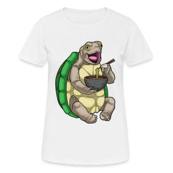 Cuisinière Tortue Cuisinière Cuisinière Cuisinière - T-shirt respirant Femme - blanc - Devant - AI Model Female 172 dark (172cm)