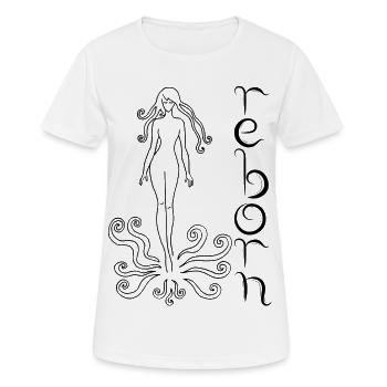 Renaissance - Frauen T-Shirt atmungsaktiv - Weiß - Vorne - AI Model Female 172 dark (172cm)