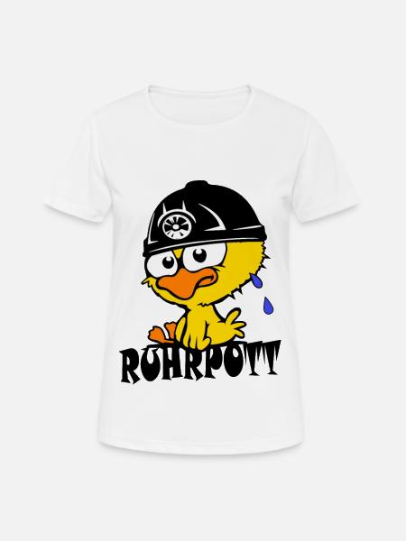 Ruhrpott Chick - Women's Breathable T-Shirt - white