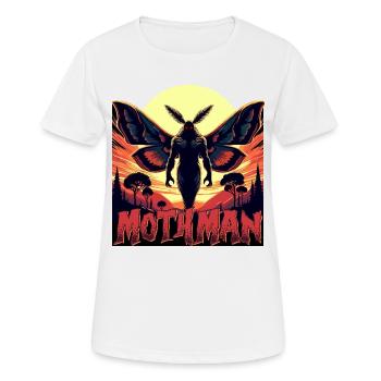 Mothman Monstre Halloween - T-shirt respirant Femme - blanc - Devant - AI Model Female 172 dark (172cm)