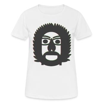 Homme bourru - T-shirt respirant Femme - blanc - Devant - AI Model Female 172 dark (172cm)