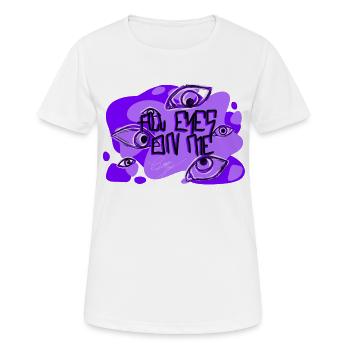 Les yeux sur moi - Calypso Blous - T-shirt respirant Femme - blanc - Devant - AI Model Female 172 dark (172cm)