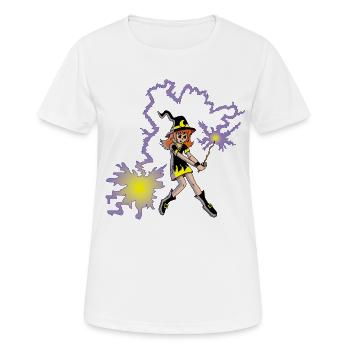 Apprentice Witch - Women's Breathable T-Shirt - white - Front - AI Model Female 172 dark (172cm)