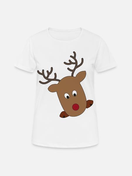 Weihnachten - Frauen T-Shirt atmungsaktiv - Weiß