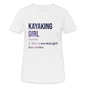 Kayak Kayak Kayak - T-shirt respirant Femme - blanc - Devant - AI Model Female 172 dark (172cm)