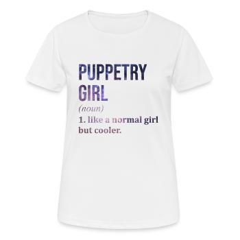 Marionnettes Marionnettes Marionnettes - T-shirt respirant Femme - blanc - Devant - AI Model Female 172 dark (172cm)