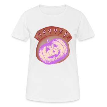 Lilac Halloween Bright Pumpkin - Women's Breathable T-Shirt - white - Front - AI Model Female 172 dark (172cm)