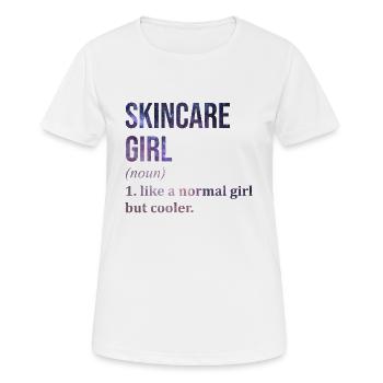 Soins de la peau Soins de la peau Soins de la peau - T-shirt respirant Femme - blanc - Devant - AI Model Female 172 dark (172cm)