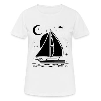 Voile - T-shirt respirant Femme - blanc - Devant - AI Model Female 172 dark (172cm)